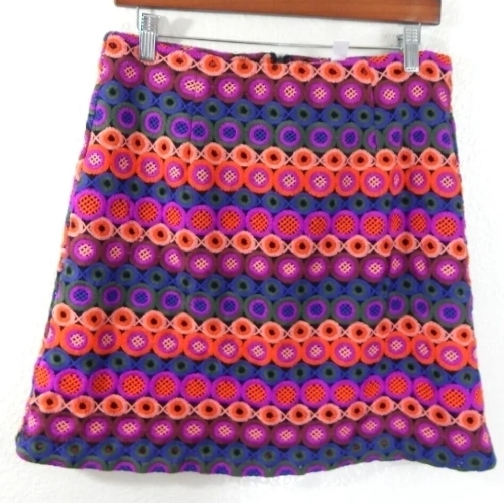 Hutch Anthropologie Ellen Embroidered Skirt